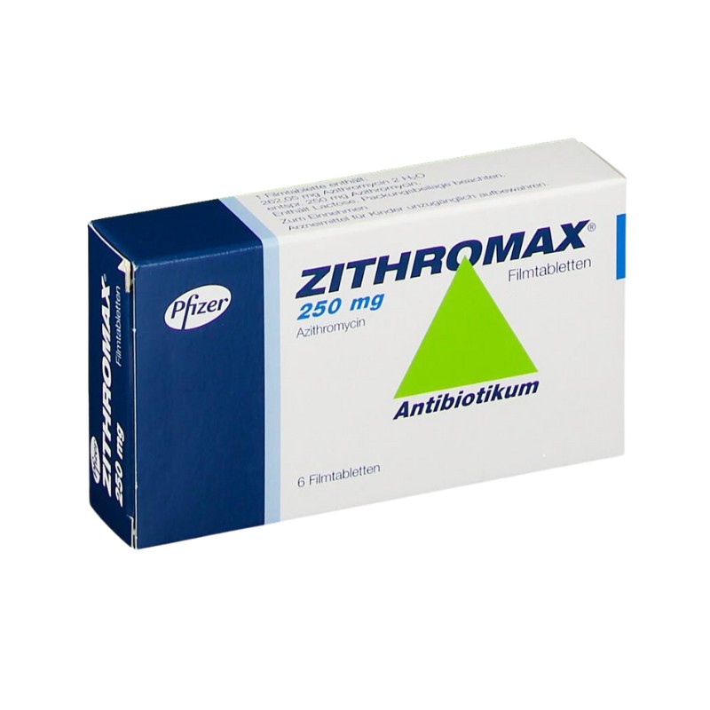 Thuốc kháng sinh điều trị nhiễm khuẩn Zithromax 250mg | Hộp 6 viên