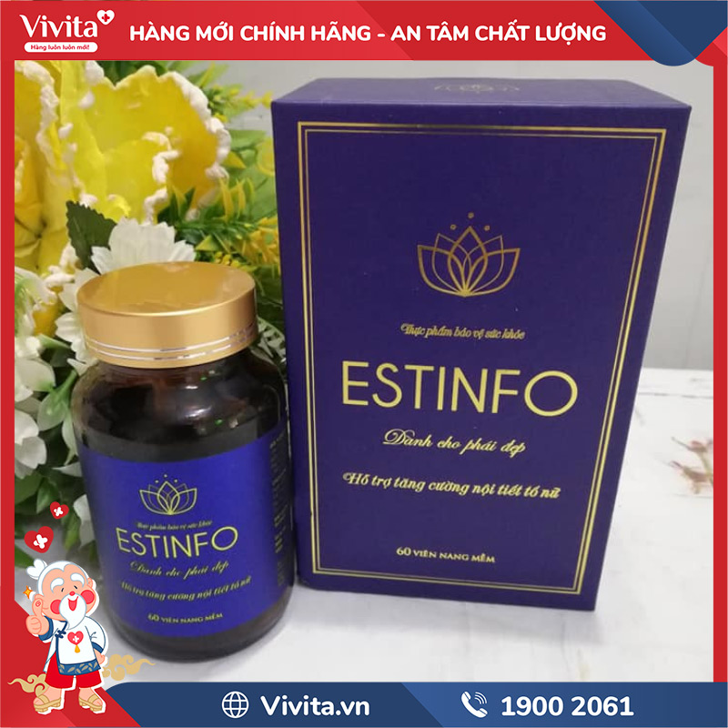 lưu ý khi dùng viên uống estinfo