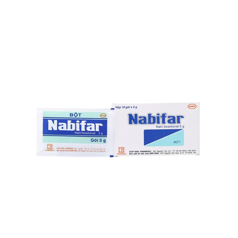 Bột vệ sinh phụ khoa, khử mùi hôi nách Nabifar 5g | Hộp 10 gói