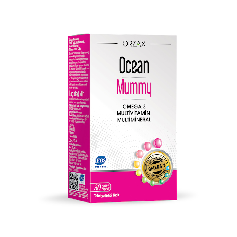Ocean Mummy Viên Uống Hỗ Trợ Bổ Sung Omega 3, Vitamin, Khoáng Chất Cho Mẹ Và Bé