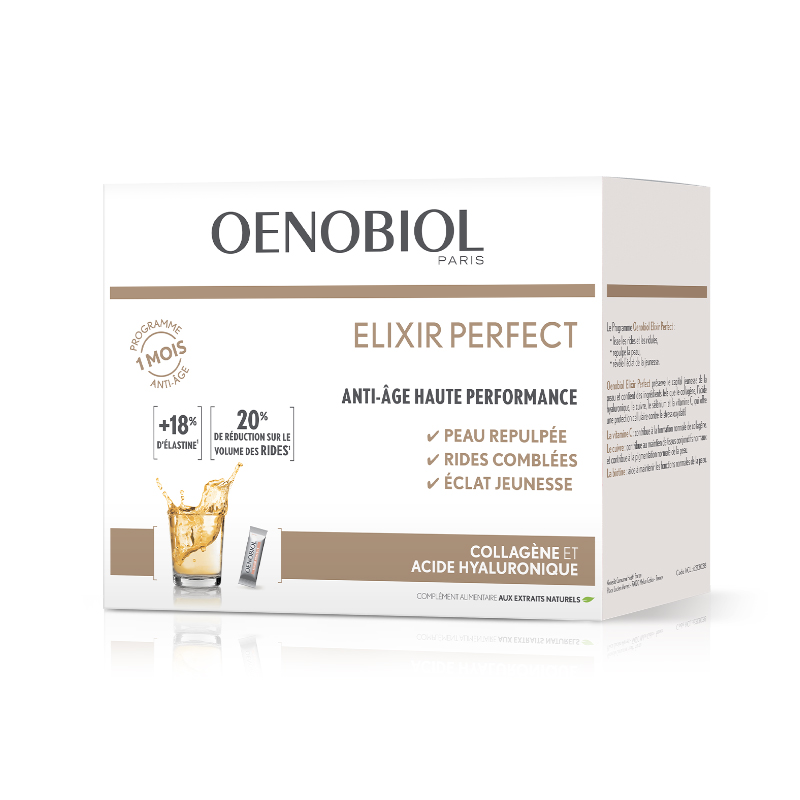 Oenobiol Elixir Perfect Bổ Sung Collagen Trẻ Hóa Làn Da (30 Gói)