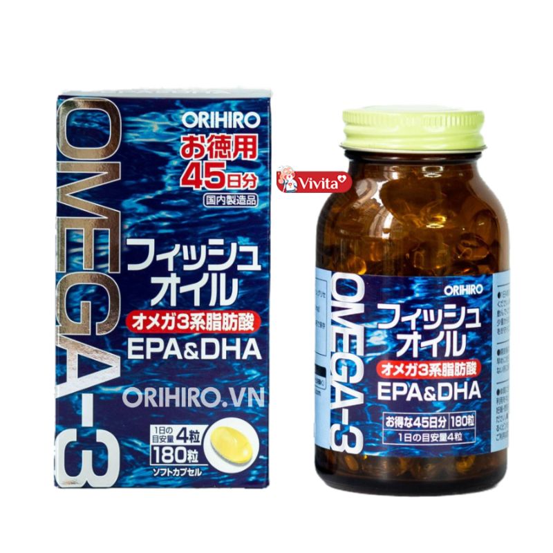 Dầu cá Omega 3 Orihiro Nhật Bản