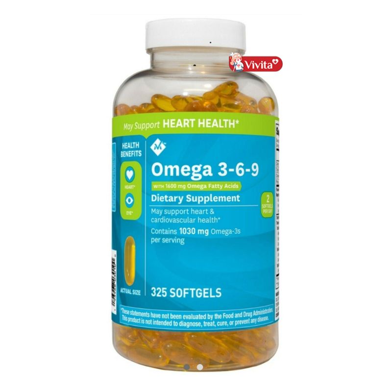Dầu cá Omega 3-6-9 Supports Heart Health