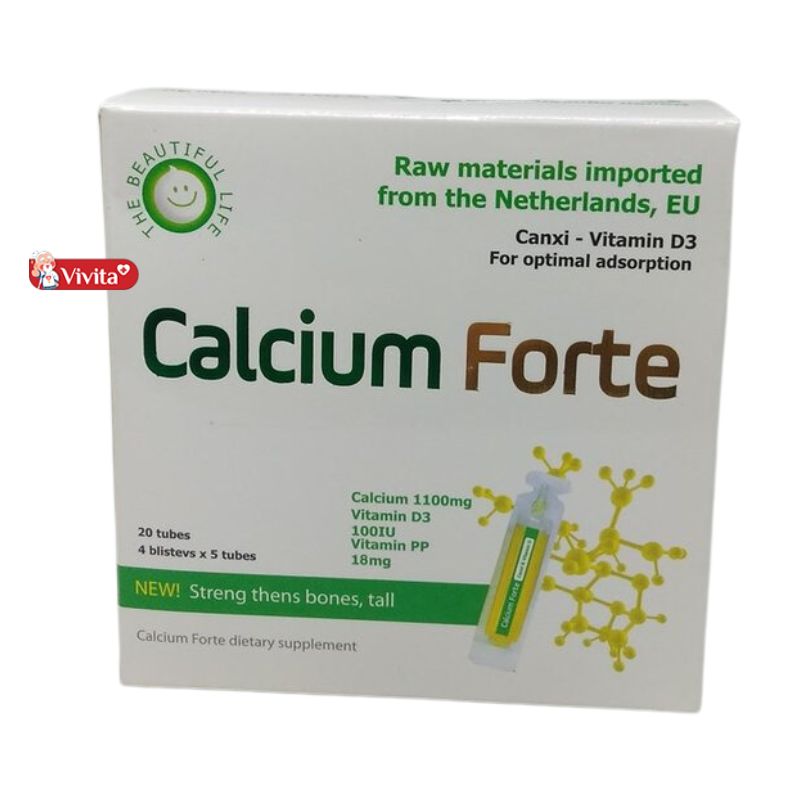 Thuốc calcium forte dạng nước cho người loãng xương