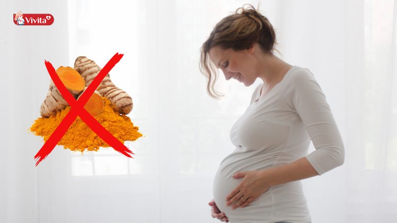 Phụ nữ mang thai không được dùng tinh bột nghệ