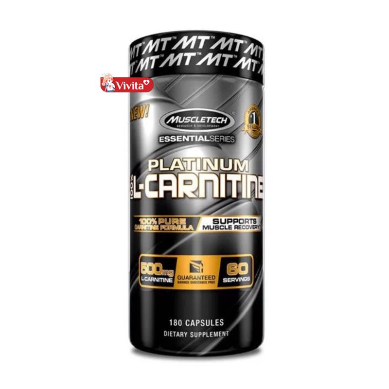 Viên uống giảm cân MuscleTech Platinum Carnitine