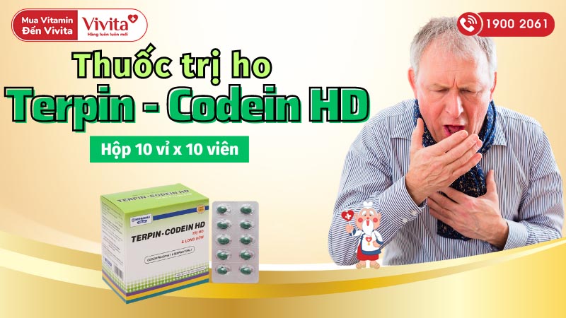Thuốc trị ho Terpin - Codein HD