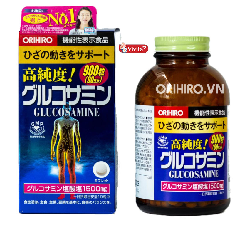 Viên uống bổ xương khớp Glucosamine Orihiro Nhật