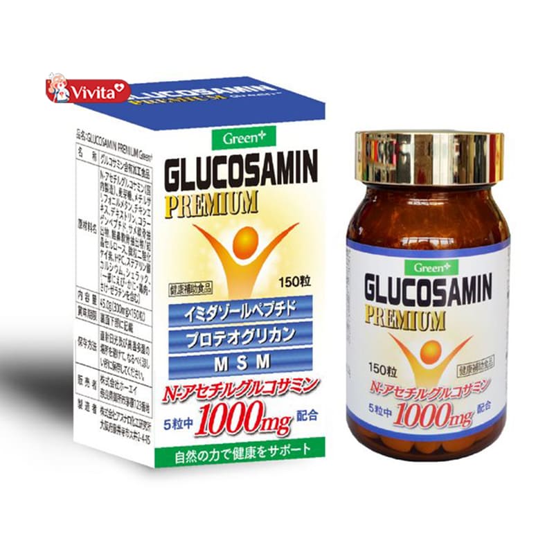 Viên uống bổ xương khớp Glucosamin Premium Green+