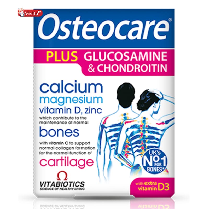 Viên Uống Sụn Khớp Osteocare Plus Glucosamine Anh 60 Viên