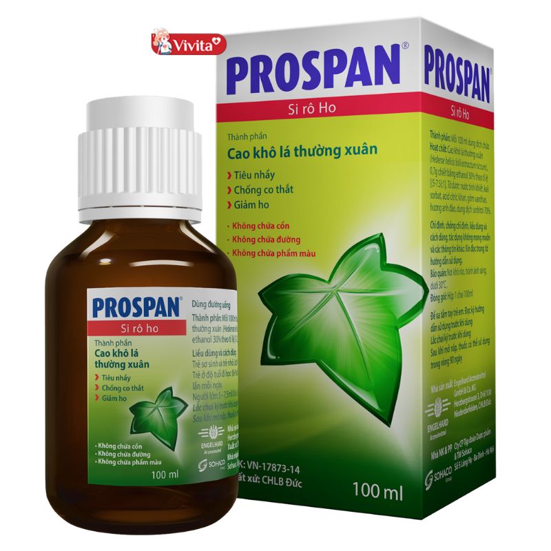 Công dụng của Prospan cho trẻ em và Prospan cho người lớn