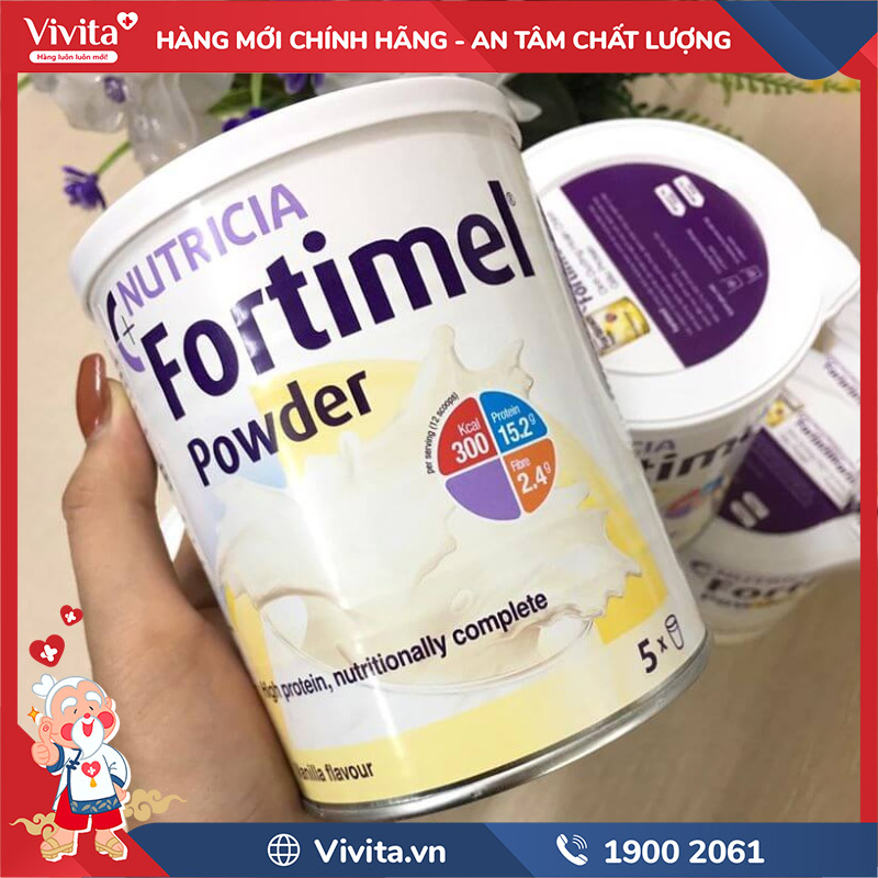 cách sử dụng sữa nutricia fortimel powder
