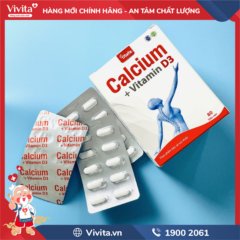 công dụng calcium + vitamin d3 titafa
