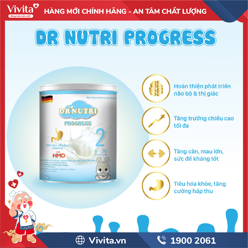 công dụng sữa dr nutri progress 2