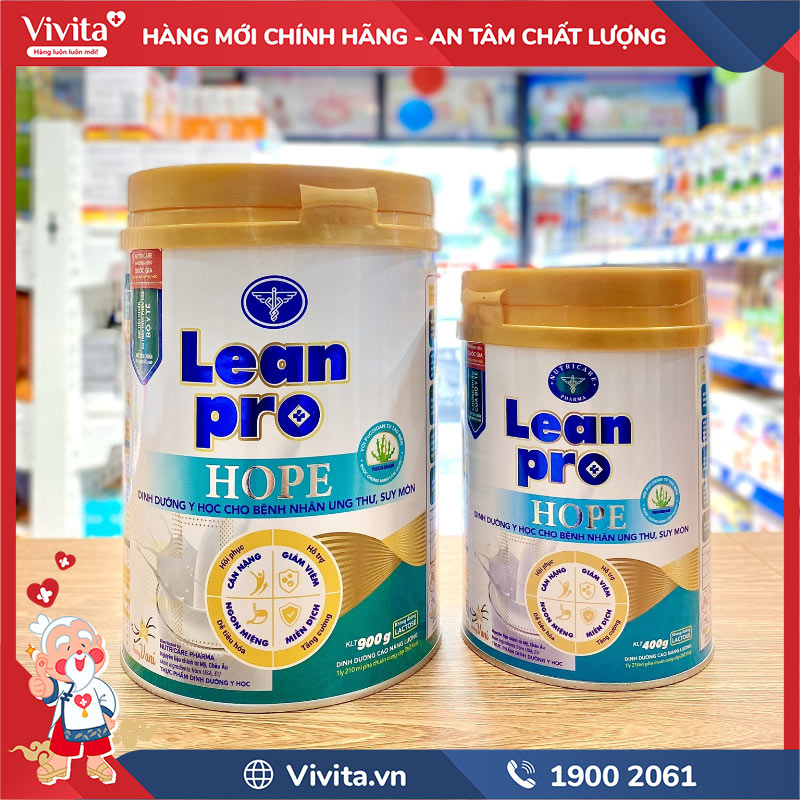 giới thiệu sữa leanpro hope