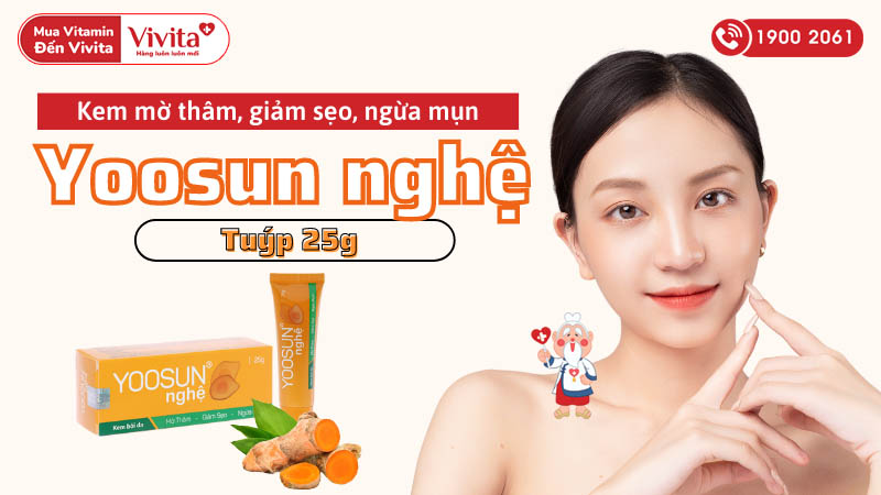 Kem mờ thâm, giảm sẹo, ngừa mụn Yoosun nghệ