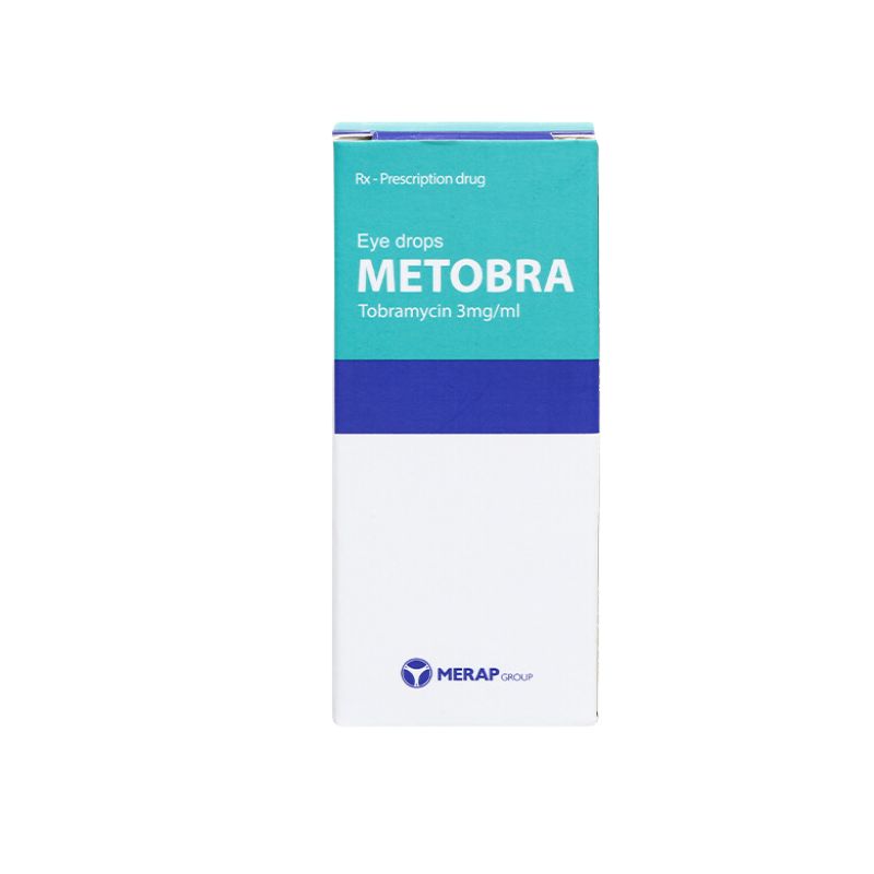 Dung dịch nhỏ mắt trị nhiễm trùng Metobra 3mg/ml | Lọ 5ml