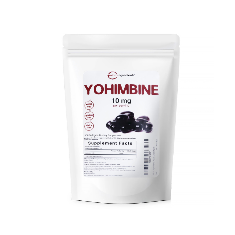 Micro Ingredients Yohimbine Của Mỹ Tăng Cơ Đốt Mỡ (Túi 10mg)