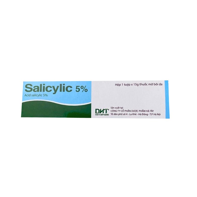 Thuốc mỡ trị vảy nến Salicylic 5% Hataphar | Tuýp 15g