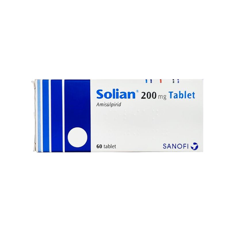 Thuốc trị tâm thần phân liệt Solian 200mg Sanofi | Hộp 30 viên