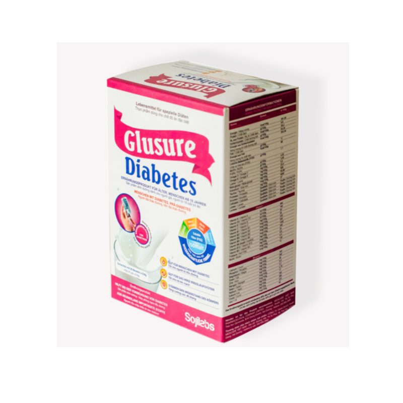 Sữa Glusure Diabestes Bổ Sung Dinh Dưỡng Cho Người Bệnh Tiểu Đường (20 Gói)