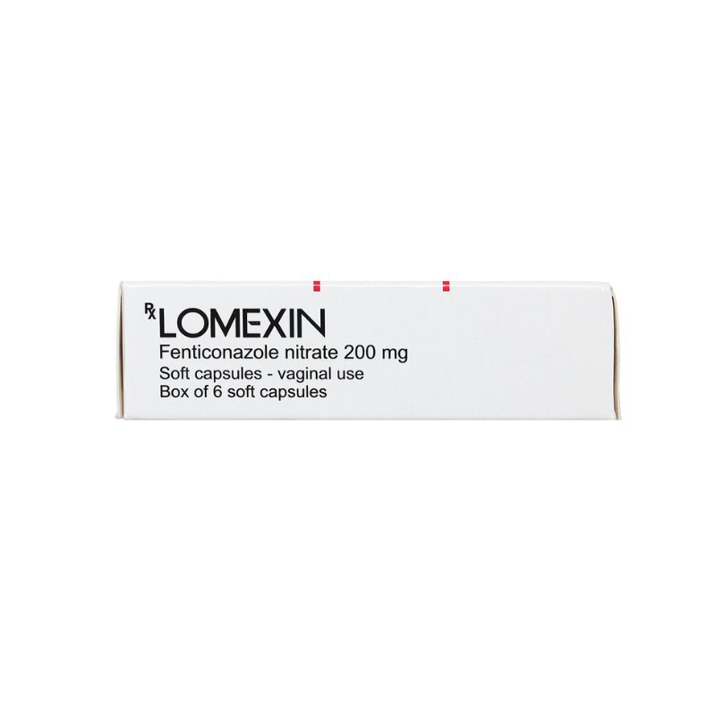 Viên đặt trị nhiễm nấm âm đạo Lomexin 200mg | Hộp 6 viên