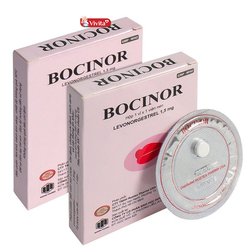 Thuốc tránh thai khẩn cấp 72h của Nhật Bocinor