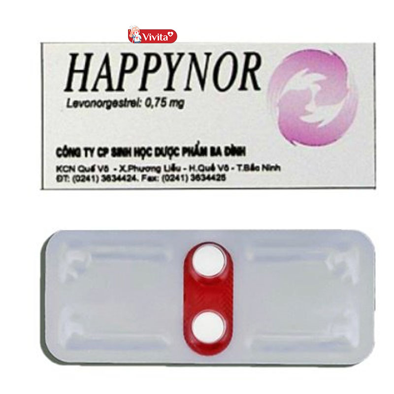 Thuốc tránh thai khẩn cấp Happynor ITP Pharma