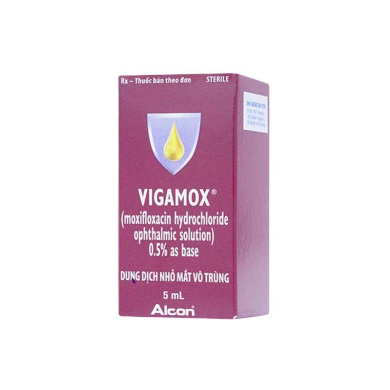 Thuốc nhỏ mắt trị viêm kết mạc Vigamox 0.5% | Lọ 5ml
