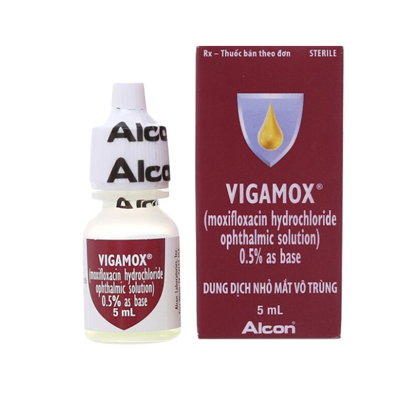 Thuốc nhỏ mắt trị viêm kết mạc Vigamox 0.5% | Lọ 5ml
