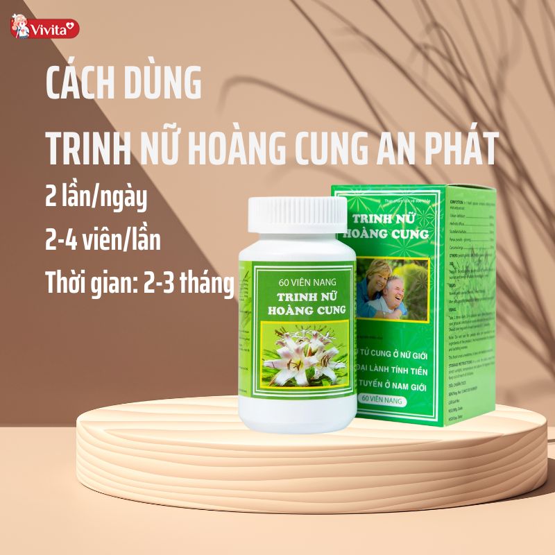 Cách dùng Trinh Nữ Hoàng Cung An Phát