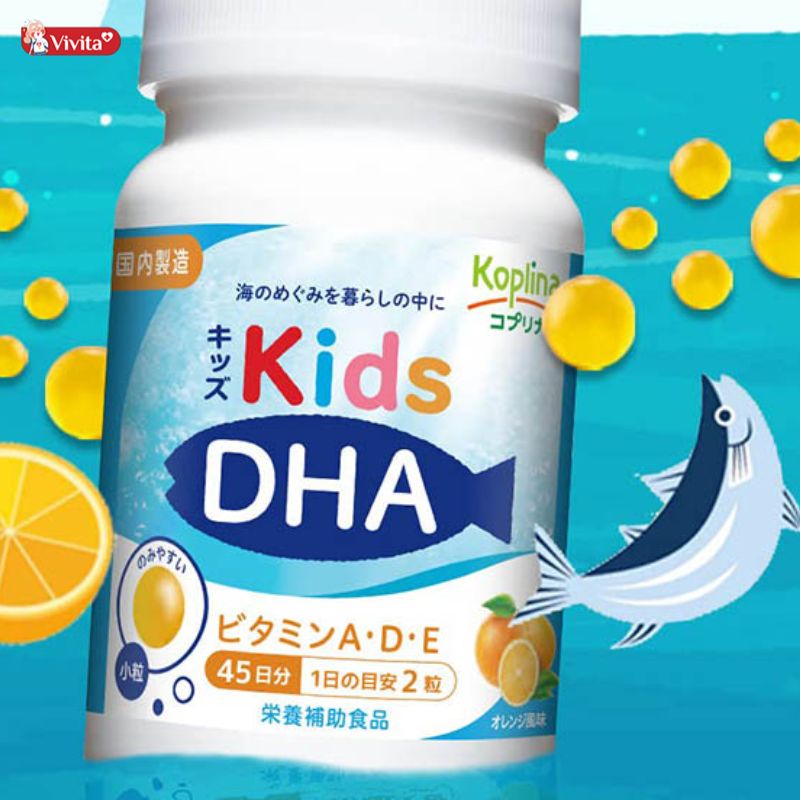 Kẹo DHA Koplina bổ sung DHA cho bé