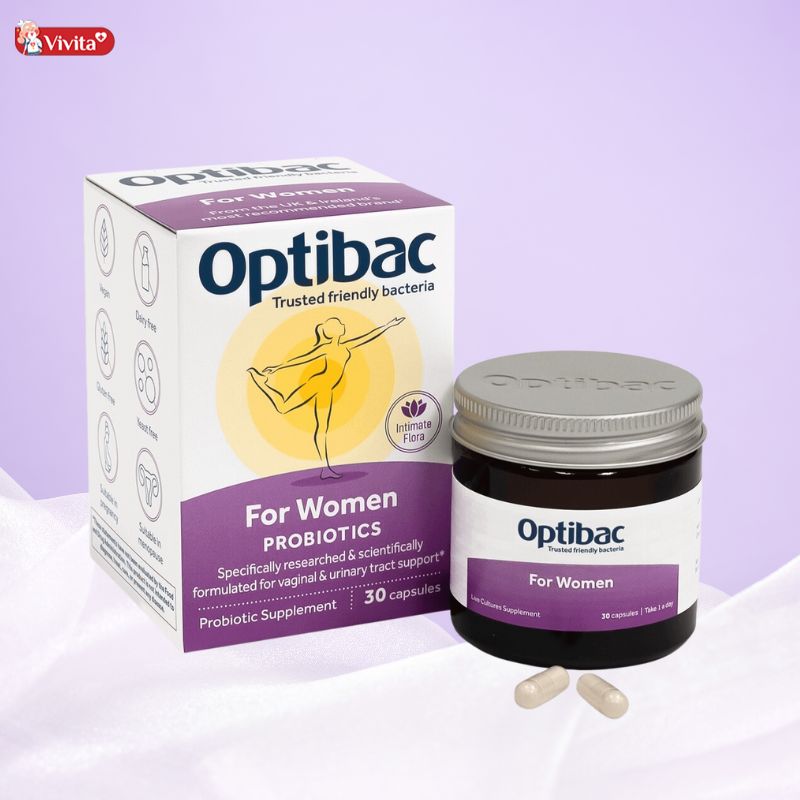 Optibac Probiotics là viên uống hỗ trợ những chị em phụ nữ điều trị và phòng ngừa các bệnh phụ khoa