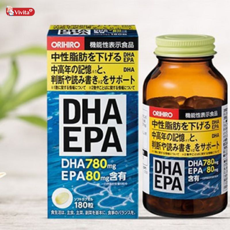 Viên uống bổ sung DHA và EPA Orihiro của Nhật Bản