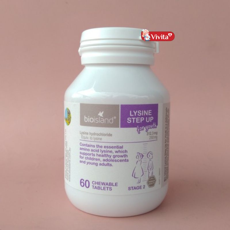 Liệu trình uống viên uống Bio Island Lysine