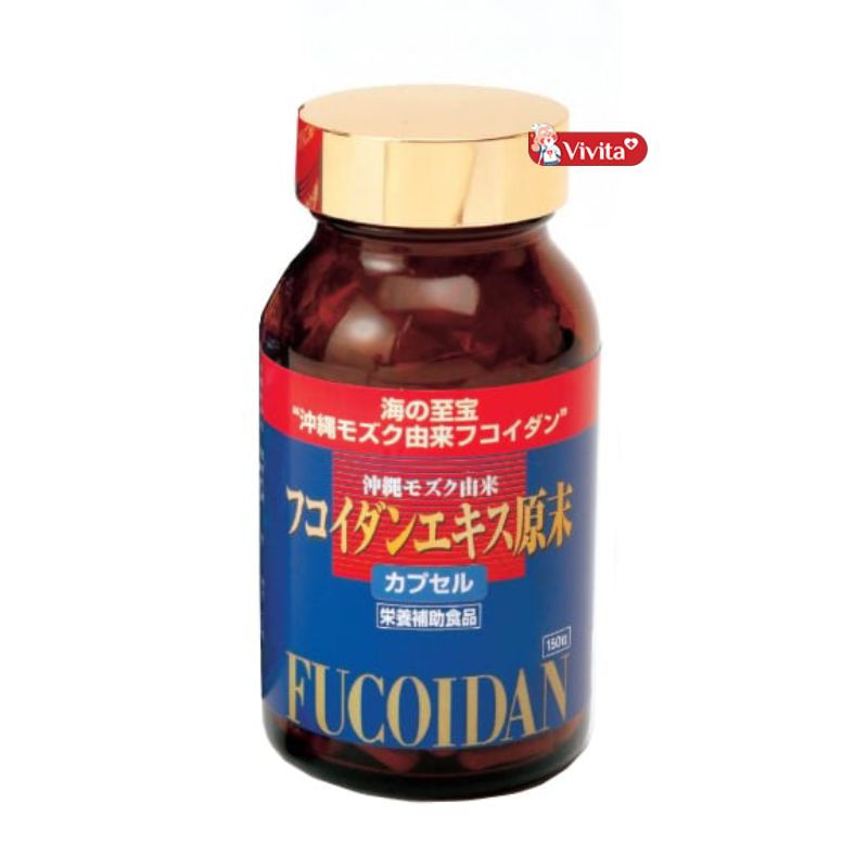 Liệu trình uống Okinawa Fucoidan Kanehide Bio đỏ