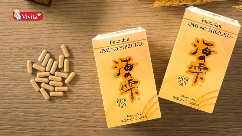 Cách uống fucoidan vàng nhật bản umi no shizuku (dạng viên, dạng bột, dạng nước) 