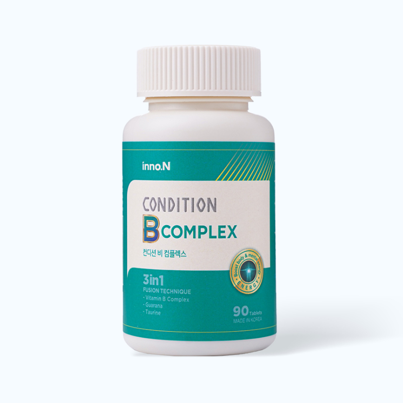 Condition B Complex Viên Uống Hỗ Trợ Bổ Sung Vitamin, Khoáng Chất Và Tái Tạo Năng Lượng Hộp 90 Viên