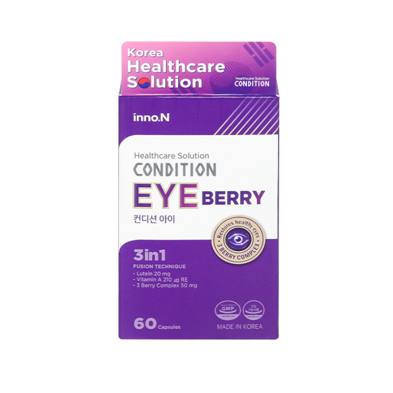 Condition Eye Berry Hỗ Trợ Bổ Sung Dưỡng Chất, Tăng Cường Thị Lực Cho Mắt Hộp 6 Vỉ x 10 Viên