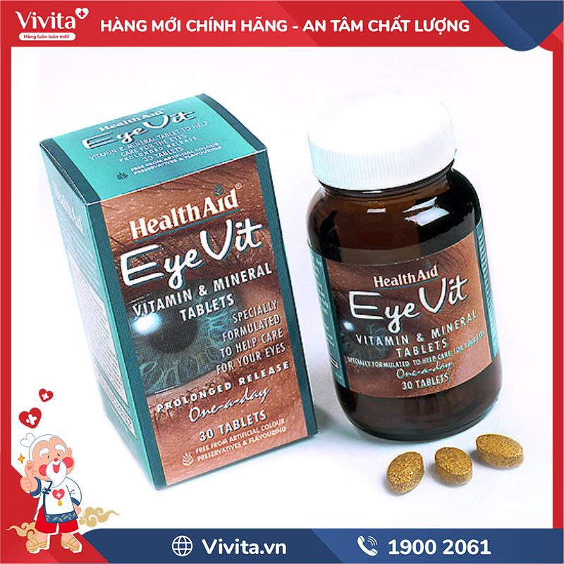 công dụng healthaid eye vit vitamin mineral tablets
