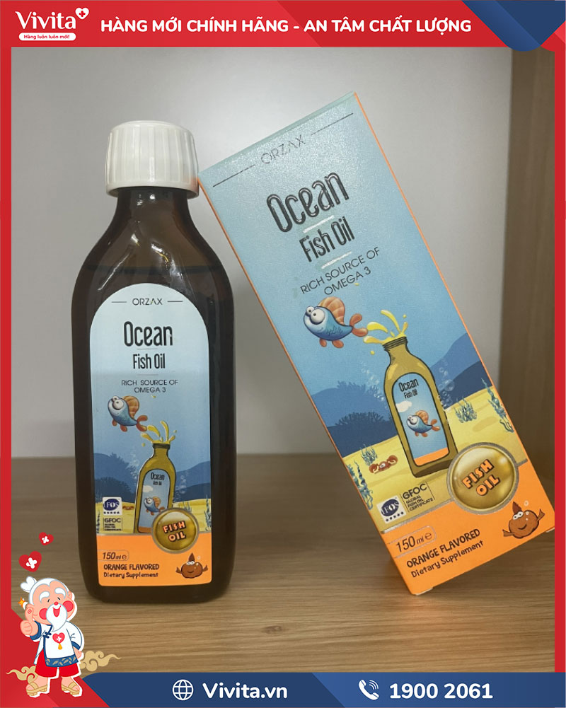 công dụng ocean orange flavored fish oil