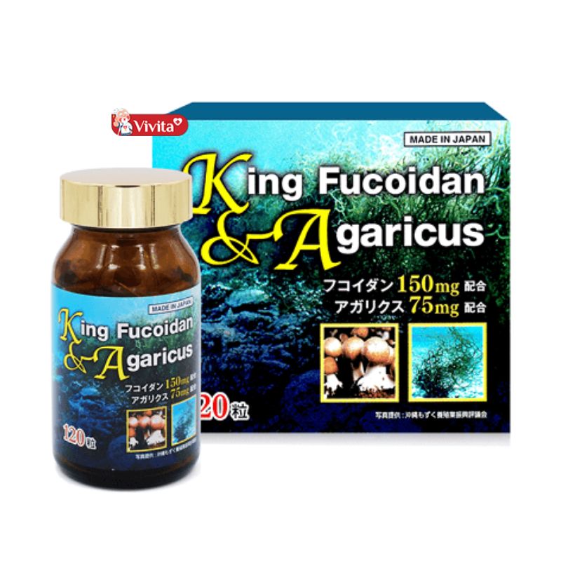 Fucoidan xanh King Fucoidan & Agaricus