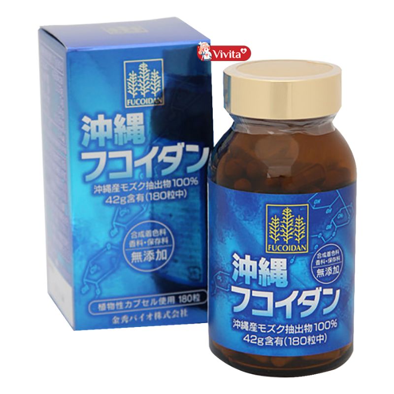 Viên uống Kanehide Bio Okinawa Fucoidan xanh