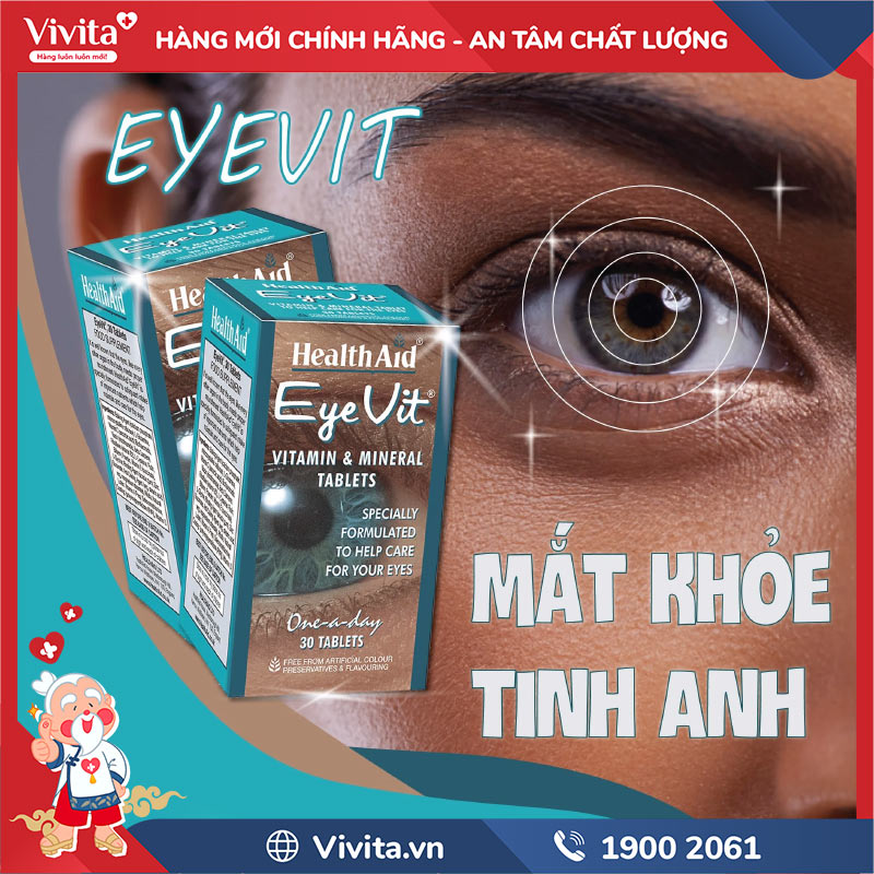 giới thiệu healthaid eye vit vitamin mineral tablets