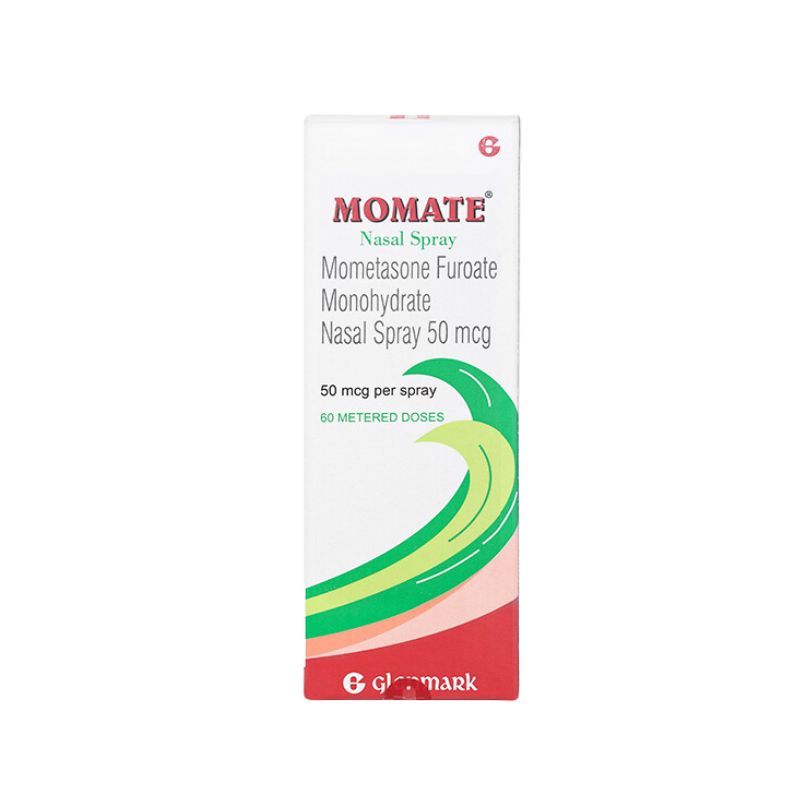 Hỗn dịch xịt mũi trị viêm mũi dị ứng Momate Nasal Spray 50mcg | Chai 60 liều