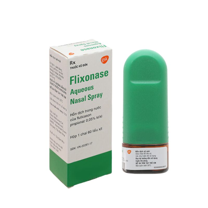 Hỗn dịch xịt mũi trị viêm mũi dị ứng Flixonase | Chai 60 liều