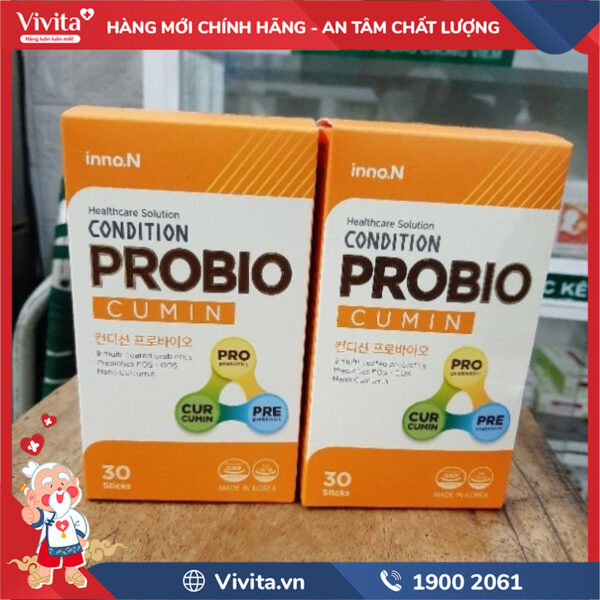 Condition Probio Cumin hộp 30 gói hỗ trợ tăng cường tiêu hóa