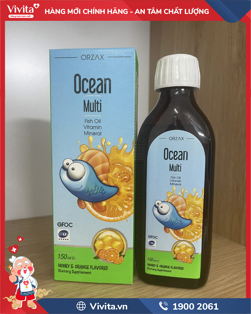 ocean multi fish oil vitamin mineral chính hãng