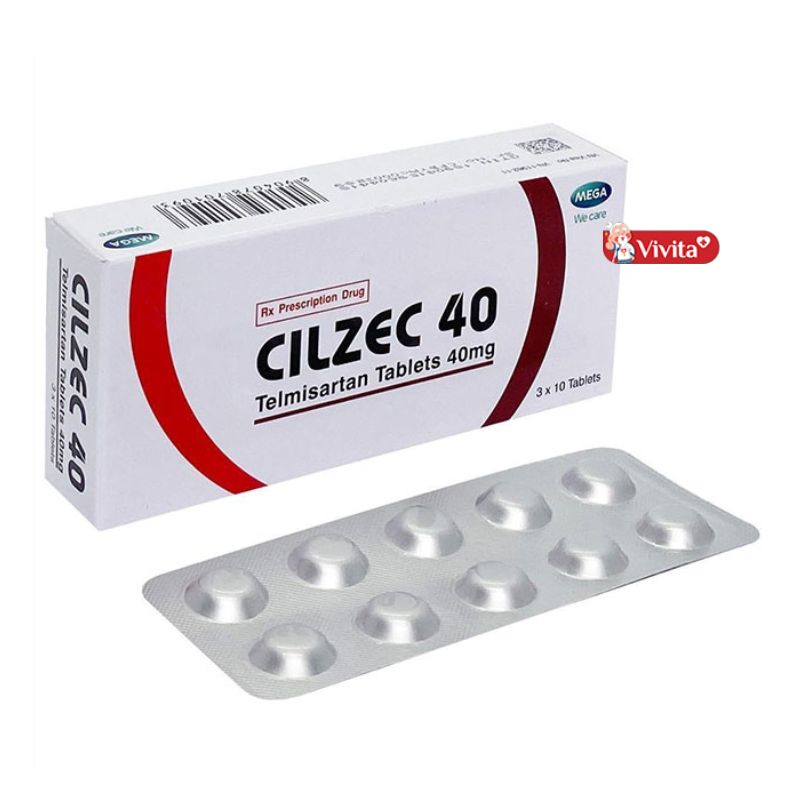 Thuốc trị cao huyết áp Cilzec 40