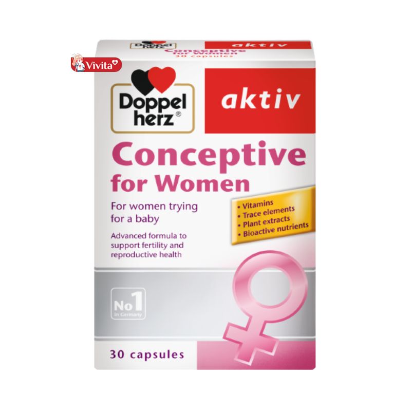 Sản phẩm Conceptive For Women - Thuốc bổ trứng của Đức.